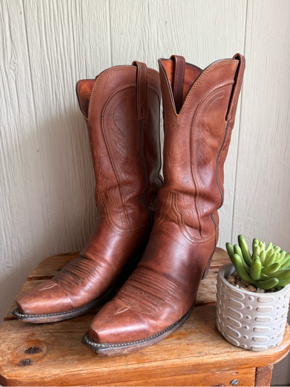 Lucchese Women’s Snipped Toe Boots
